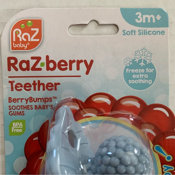 Disney Baby Stitch Teether Blanky & Blue RaZberry Teether - Picture 11 of 15